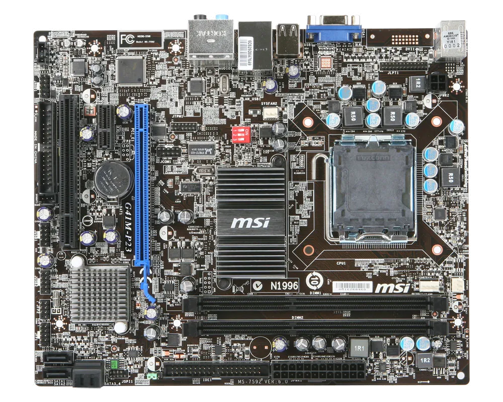 Ремонт материнских плат  MSI G41M-P23 в Москве