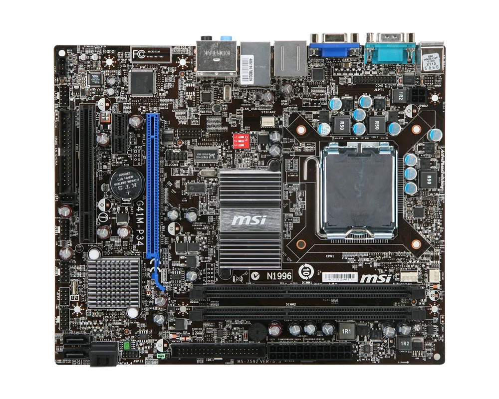 Ремонт материнских плат  MSI G41M-P34 в Москве