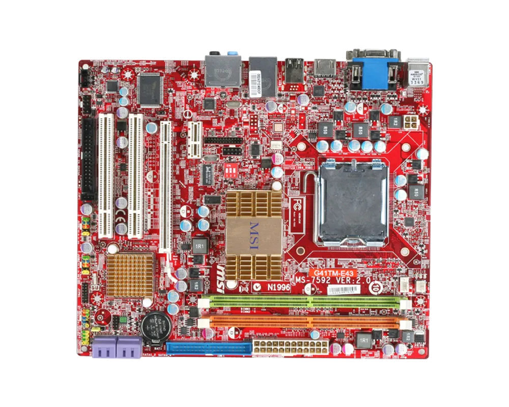 Ремонт материнских плат  MSI G41TM-E43 в Москве