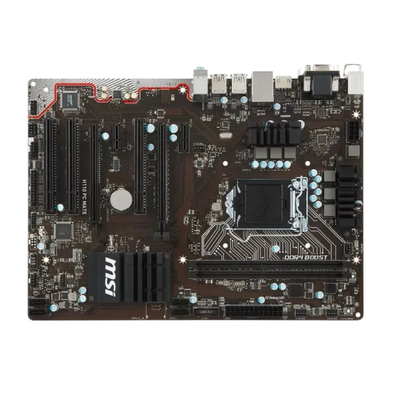 Ремонт материнских плат  MSI H110 PC MATE в Москве