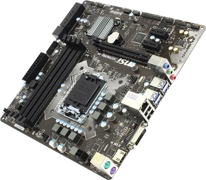 Ремонт материнских плат  MSI H170M PRO-DH в Москве
