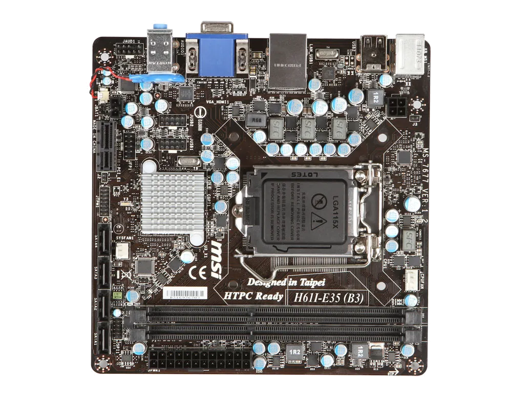 Ремонт материнских плат  MSI H61I-E35 (B3) в Москве