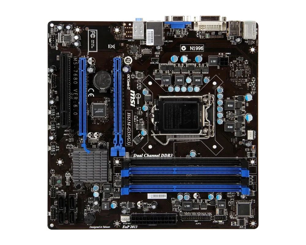 Ремонт материнских плат  MSI H61M-G35 (G3) в Москве