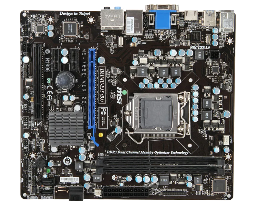 Ремонт материнских плат  MSI H61MU-E35 (B3) в Москве