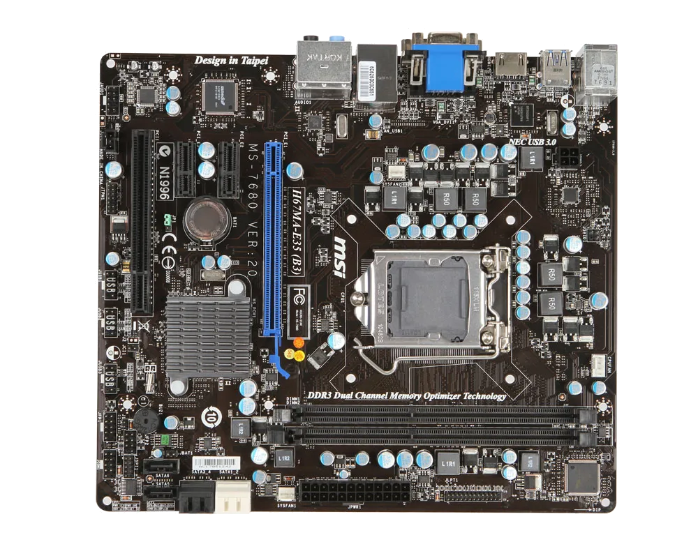 Ремонт материнских плат  MSI H67MA-E35 в Москве