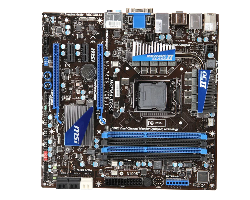 Ремонт материнских плат  MSI H67MA-ED55 в Москве