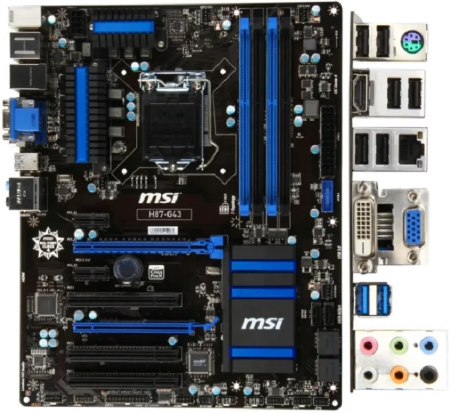 Ремонт материнских плат  MSI H87-G43 в Москве