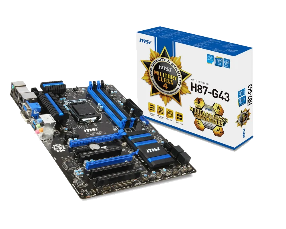 Ремонт материнских плат  MSI H87M-G43 в Москве
