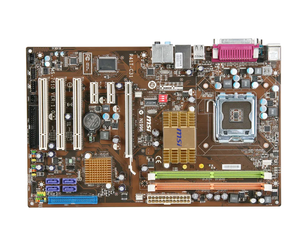 Ремонт материнских плат  MSI P41T-C31 в Москве