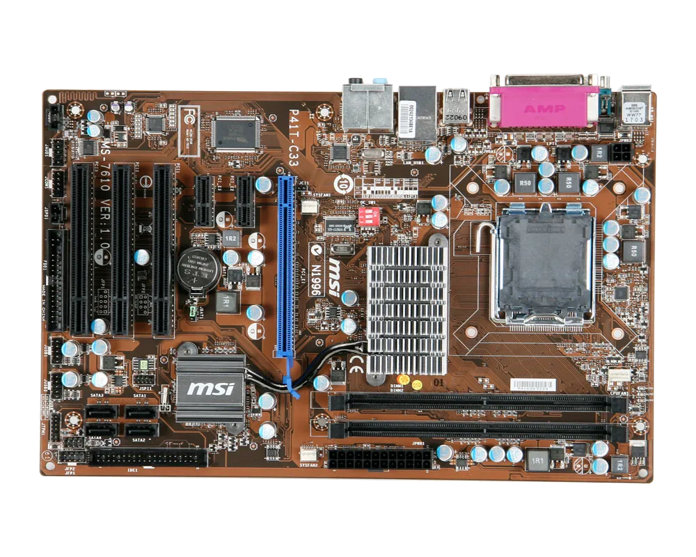 Ремонт материнских плат  MSI P41T-C33 в Москве